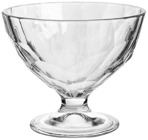 pucharek do lodów Diamond; 360ml, 11.7x9.9 cm (ØxW); transparentny; okrągły; 6 sztuka / opakowanie