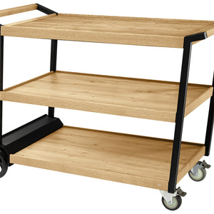 Servierwagen Aterno; 125x58x93 cm (SxGxW); dziki dąb