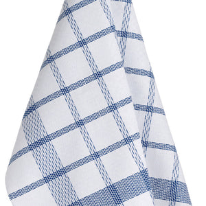 ścierka do naczyń Linz półpłótno; 50x70 cm (SxD); niebieski; prostokątny; 10 sztuka / opakowanie