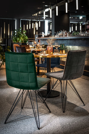 stelaż krzesła Milaria metal; 46x51x42.5 cm (SxGxW); czarny; 2 sztuka / opakowanie