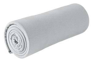 prześcieradło z gumką Louisianna; 180-200x190-200 cm (SxD); srebro