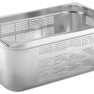 pojemnik GN Basic 1/1 perforowana; Größe GN 1/1, 28000ml, 53x32.5x20 cm (DxSxG); srebro