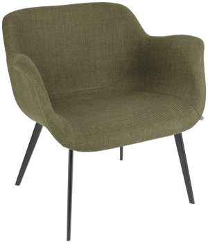 Loungesessel Limea; 78x62x72 cm (SxGxW); siedzisko oliwka