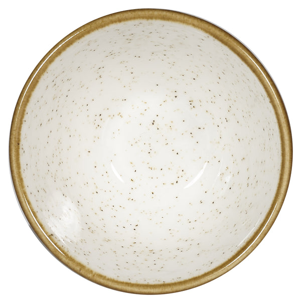 Dip Schale Stonecast Barley White; 60ml, 7 cm (Ø); biały/brązowy; okrągły; 12 sztuka / opakowanie