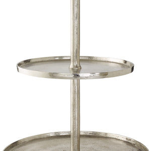 etażerka Gloria duża; 54x98 cm (ØxW); srebro
