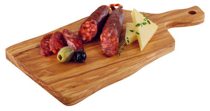 deska do serwowania Olive z uchwytem; 33x16x1.5 cm (DxSxW); brązowy; prostokątny