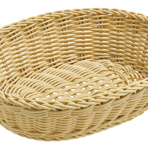 koszyk Igato owalny; 25x19x6.5 cm (DxSxW); beżowy; owalny; 2 sztuka / opakowanie