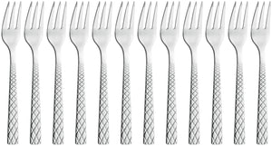 widelec do ciasta Brilio; 15.8 cm (D); srebro, Griff srebro; 12 sztuka / opakowanie