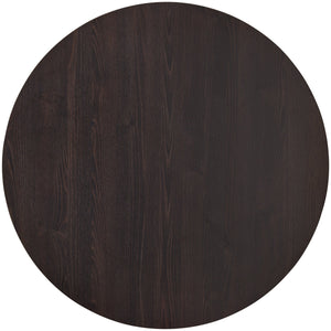 blat Maliana okrągły; 60 cm (Ø); dąb/wenge; okrągły