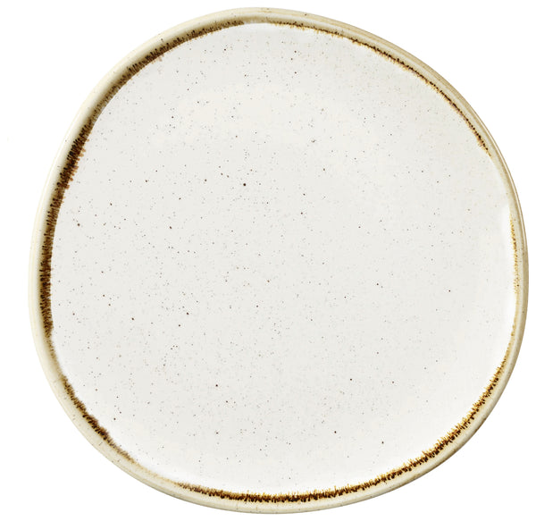 talerz płaski Stonecast Barley White organiczny; 21 cm (S); biały/brązowy; organiczny; 12 sztuka / opakowanie