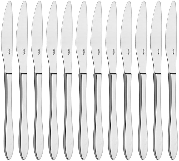 nóż stołowy Salerno; 22.5 cm (D); srebro, Griff srebro; 12 sztuka / opakowanie