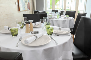 talerz płaski Premiora; 25 cm (Ø); biel kremowa; okrągły; 12 sztuka / opakowanie