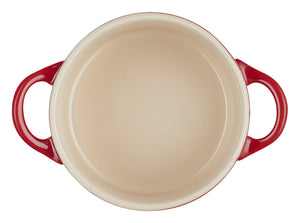 Mini Cocotte 10 cm; 250ml, 10x5 cm (ØxW); ciemny czerwony; okrągły