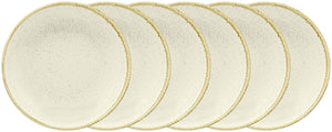 talerz płaski Sidina; 20 cm (Ø); beżowy; okrągły; 6 sztuka / opakowanie