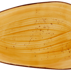 półmisek Nebro organiczny; 17x10x3 cm (DxSxW); żółty; 6 sztuka / opakowanie