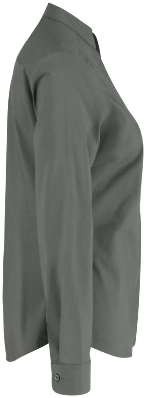Bluse Langarm Lani Regular Fit; Kleidergröße 48; ciemny szary