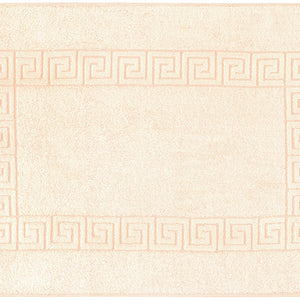 dywanik łazienkowy Athen z bordiurą; 50x70 cm (SxD); morela