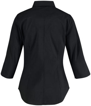 Bluse Dreiviertelarm Porter Regular Fit; Kleidergröße 40; czarny