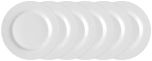 talerz płaski Eco; 27 cm (Ø); biały; okrągły; 6 sztuka / opakowanie