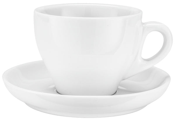 spodek do filiżanki do kawy Joy; 14 cm (Ø); biały; okrągły; 6 sztuka / opakowanie