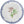 Teller flach  Nonna mit Dekor; 24.5 cm (Ø); niebieski/biały/rosé; okrągły; 6 sztuka / opakowanie