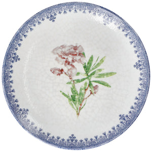 Teller flach  Nonna mit Dekor; 24.5 cm (Ø); niebieski/biały/rosé; okrągły; 6 sztuka / opakowanie
