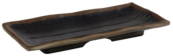 taca Marone; 19.5x9.5x2 cm (DxSxW); czarny; prostokątny