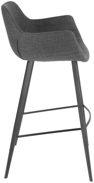 Barstuhl Limea; 57x54x102 cm (SxGxW); siedzisko antracyt