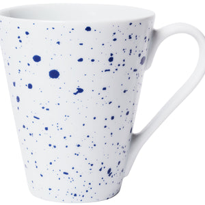 kubek Mixor z kropkami; 280ml, 8.7x10 cm (ØxW); biały/niebieski; okrągły; 6 sztuka / opakowanie