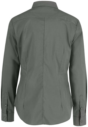 Bluse Langarm Porter Regular Fit; Kleidergröße 44; ciemny szary