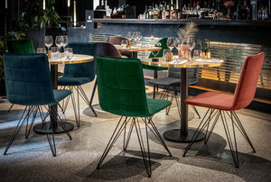 stelaż krzesła Milaria metal; 46x51x42.5 cm (SxGxW); czarny; 2 sztuka / opakowanie