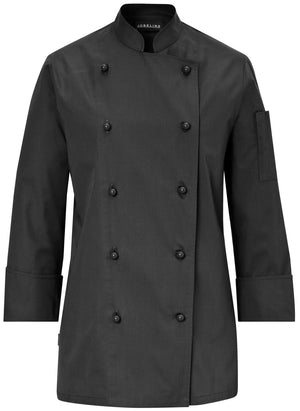 bluza kucharska damska Milan długi rękaw; Kleidergröße 36; czarny