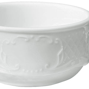 filiżanka do herbaty Menuett; 220ml, 9.7x5 cm (ØxW); biały; okrągły; 6 sztuka / opakowanie