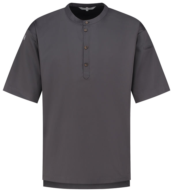 Kochshirt Gorgio; Kleidergröße S; ciemny szary