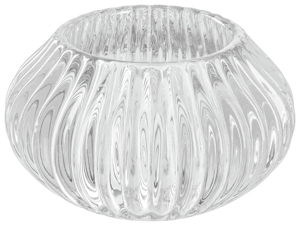 świecznik na tealight  Aarani; 11x6.5 cm (ØxW); transparentny; 2 sztuka / opakowanie