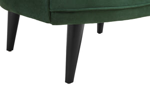 sofa 2-osobowa Garbo; 150x75x84 cm (SxGxW); siedzisko jodła zielona, stelaż czarny