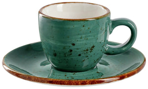 Espresso-Untertasse Nebro; 12.5x1.5 cm (ØxW); niebieski; 6 sztuka / opakowanie