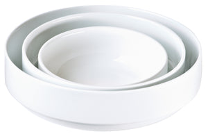 miska porcelanowa Ronno; 1000ml, 18.5x5.3 cm (ØxW); biały; okrągły; 3 sztuka / opakowanie