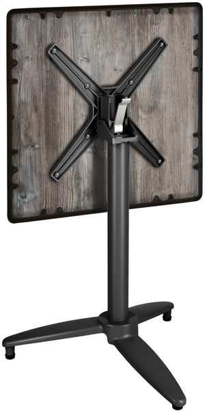 Tischgestell Foldex; 58x58x72 cm (SxDxW); czarny