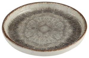 talerz płaski Iris z wysokim rantem; 30x2.15 cm (ØxW); szary/brązowy; okrągły; 6 sztuka / opakowanie