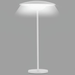 LED Tischleuchte Tower; 19x38 cm (ØxW); stelaż biały