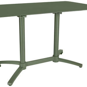 Outdoor-Aluminium-Tisch Taipa rechteckig; 120x80x72 cm (DxSxW); Platte oliwka