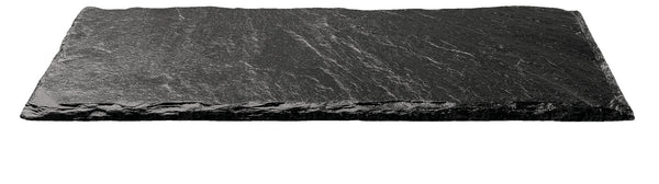 taca z łupka naturalnego Patara prostokątna bez uchwytu; 32x12x0.5 cm (DxSxW); czarny; prostokątny; 2 sztuka / opakowanie