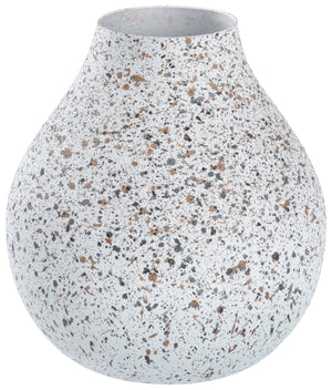 Vase Adah; 12x14.5 cm (ØxW); biały/szary/brązowy/antracyt