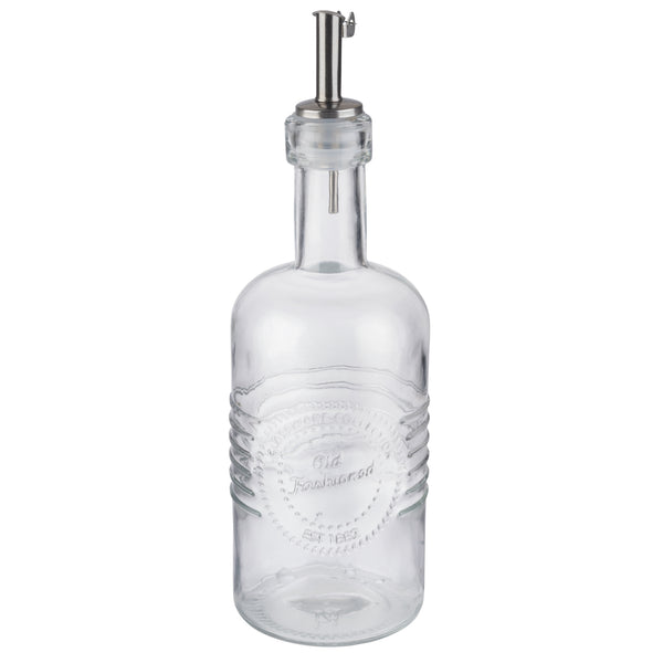 butelka do octu i oliwy, 350 ml; 350ml, 7x22 cm (ØxW); stal nierdzewna/transparentny