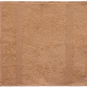 mały ręcznik Valencia gładki; 30x30 cm (SxD); tytoń; 5 sztuka / opakowanie