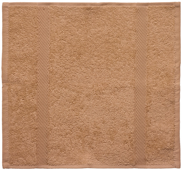 mały ręcznik Valencia gładki; 30x30 cm (SxD); tytoń; 5 sztuka / opakowanie