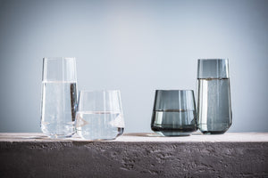szklanka uniwersalna Ava; 450ml, 7.8x9.5 cm (ØxW); szary; 6 sztuka / opakowanie