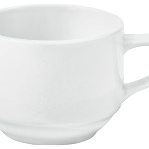 filiżanka do kawy Rondon; 180ml, 7.9x6.2 cm (ØxW); biały; okrągły; 6 sztuka / opakowanie
