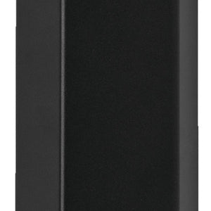 popielniczka ścienna Arkea; 3000ml, 12x55x5 cm (SxWxG); szary/czarny; prostokątny